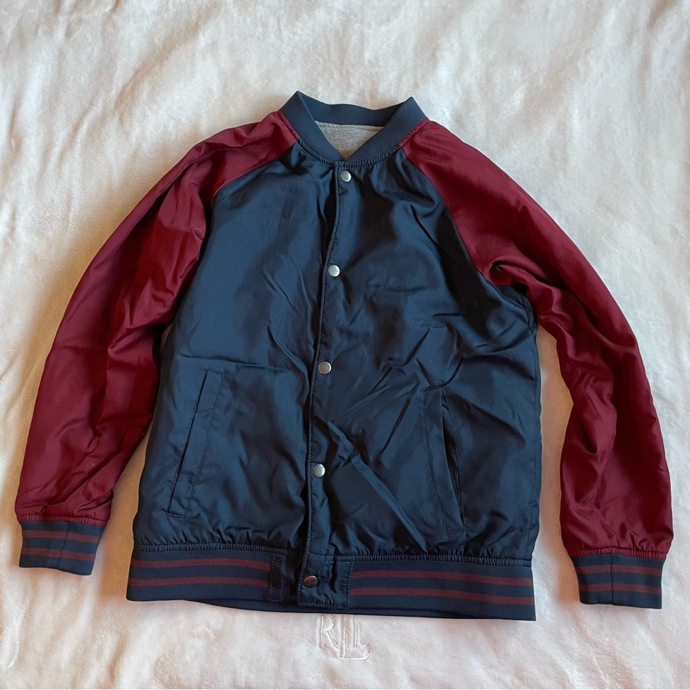 Navy and Burgundy Jacket